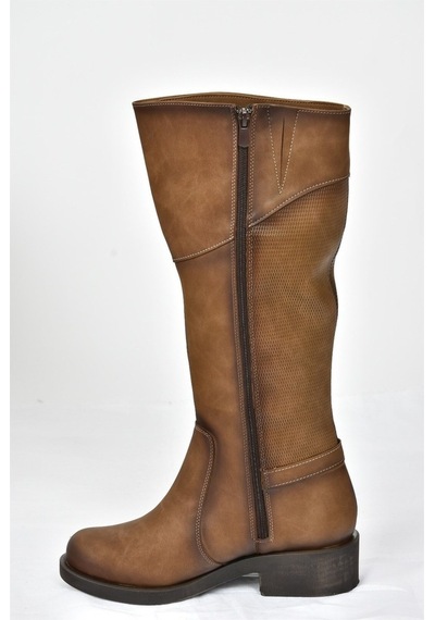 Fox Shoes Vizon Günlük Kadın Çizme C674270109