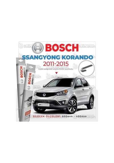Ssangyong Korando Muz Silecek Takımı 2011-2015 Bosch Aeroeco N11.5326