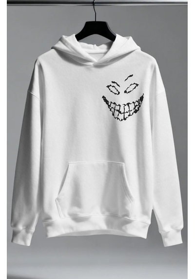 Sevbano Disturbed Rock Metal Müzik Grubu Baskılı Unisex Oversize Premium beyaz