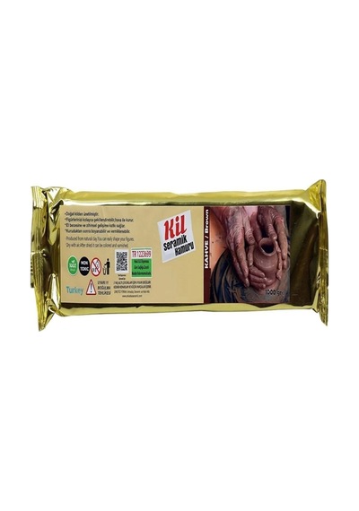 Hayal Sepeti Seramik Kil Hamuru Doğal Kahverengi 500 gr.