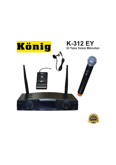 König K-312 Ey El Yaka Telsiz Mikrofon