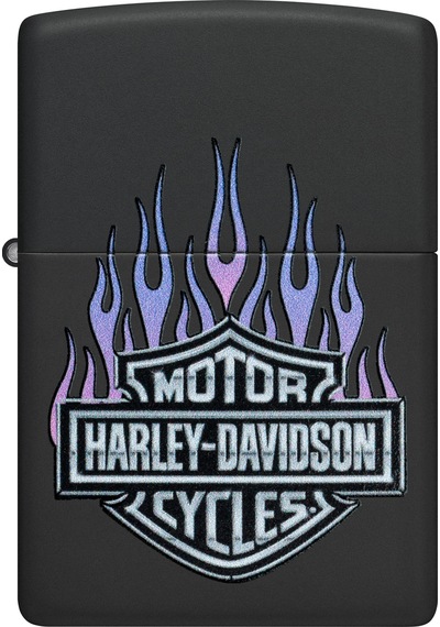 Zippo Harley Davidson Midnight Rider Dizayn Çakmak Siyah