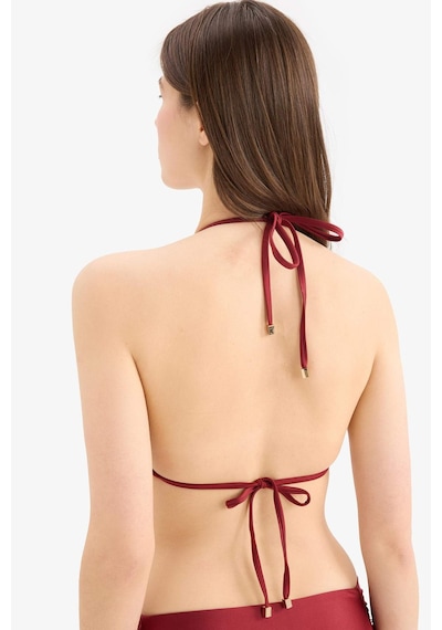 Defacto Saten Bikini Üstü-fall İn Love E0394ax25smbr285 Bordo