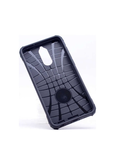 Kilifone - Mate 10 Lite Uyumlu - Kılıf Çift Katman Zırh Tank Crash Military Kapak - Gold