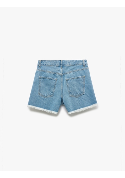 Koton Düğmeli Pis Paça Cep Detaylı Rahat Kalıp Denim Şort Açık İndigo 5sal40011md Açık İndigo Koton Düğmeli Pis Paça Cep Detaylı Rahat Kalıp Denim Şort Açık İndigo 5sal40011md Açık İndigo
