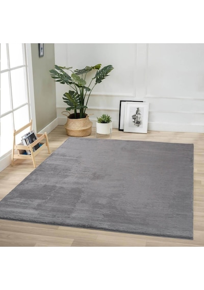 Jassrug Soft Kürk Halı 160 x 230 Antrasit