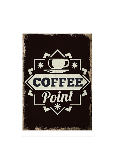 Bedeko Coffee Point Desenli Mdf Tablo
