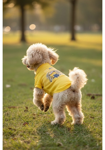 Miniş One-in-a-minion Küçük Irk Köpek Pike Kumaş Polo T-shirt-21586
