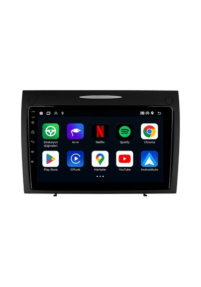 Mercedes Slk Android Multimedya 2004-2010 Carplay Android Auto Navigasyon Kameralı 4gb Ram 32gb 9"