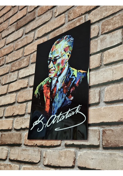 Atatürk Karizmatik Metal Poster