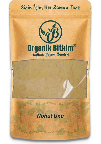 Organik Bitkim Nohut Unu Yerli Nohut Unu Taze Çekilmiş 1400 G