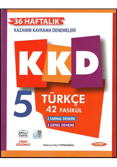 Kurmay Yayınları 5.sınıf Türkçe Kazanım Kavrama Denemeleri 42 Fasikül