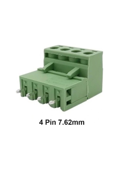 4 Pin 7.62mm Geçmeli 180c Takım Klemens