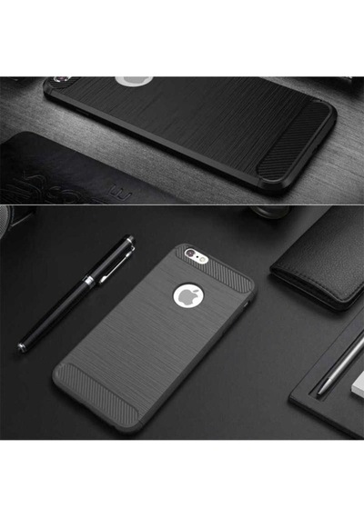 Apple Uyumlu iPhone 7 Plus Kılıf Zore Room Silikon Kapak Gri
