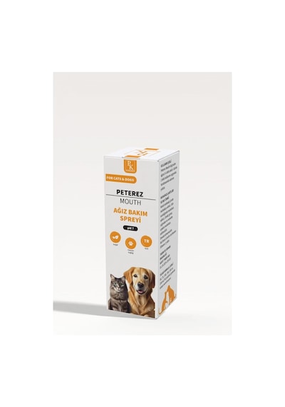 Mouth Kedi Köpek Ağız Bakım Spreyi, Klorheksidin Ve Nane Özü, Günlük Ağız Bakımı, Ph 7, 50 Ml