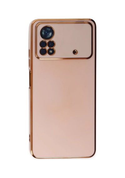 Xiaomi Poco X4 Pro 5g Kılıf Volet Silikon - Pembe 0.2M-Çok Renkli