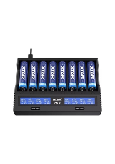 Xtar Vc8 Sekizli Li-ion / Nı-cd / Nı-mh Pil Şarj C Elx36593-0ab5e