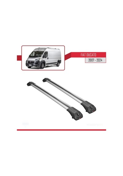 Fiat Ducato 2007 Ve Sonrası İle Uyumlu Ace-1 Ara Atkı Tavan Barı Gri