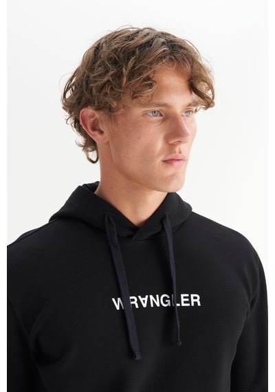 Wrangler Erkek Big Logo Sweatshirt Black Çok Renkli