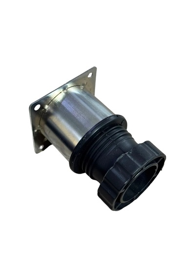 Cateksss Tablalı Ayarlı Metal Dolap Tezgah Baza Koltuk Kanepe Ayağı Krom Çap:51 Mm 6 Cm - 20 Li Paket