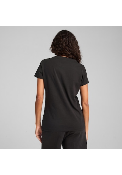 Puma Essentials Script Kadın Siyah Tişört 684982-01 Siyah