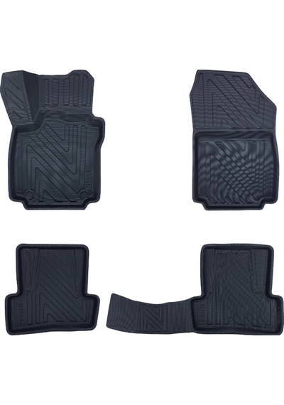 Renault Clio 3 2005-2012 Uyumlu 5d Havuzlu Paspas