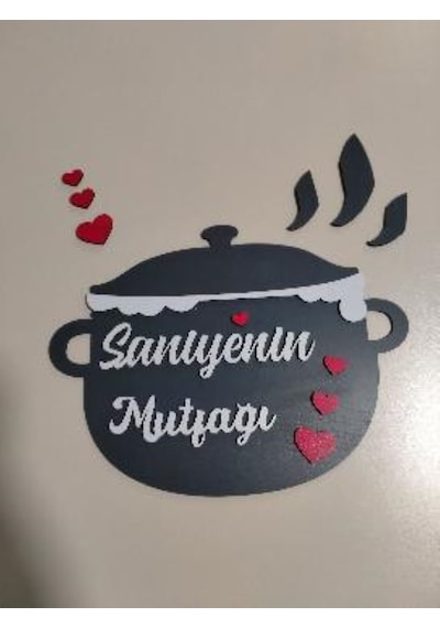 Mutfak Süsü Tencere Kişiye Özel