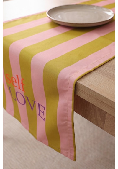 Self Love Baskılı Runner 40x140 Cm Çok Renkli