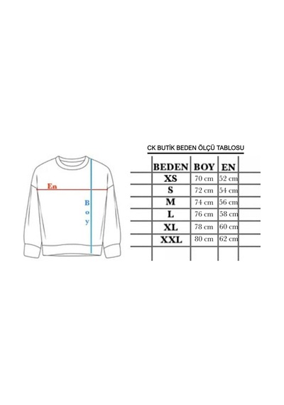 Caya Beyaz Kadın Sweatshirt Siyah