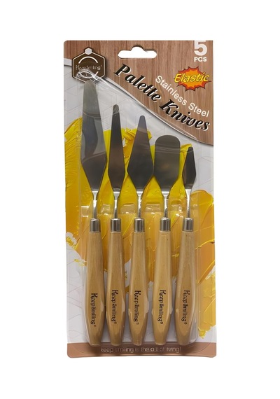Resim Spatula Seti Boya Palet Bıçağı 5 Parça