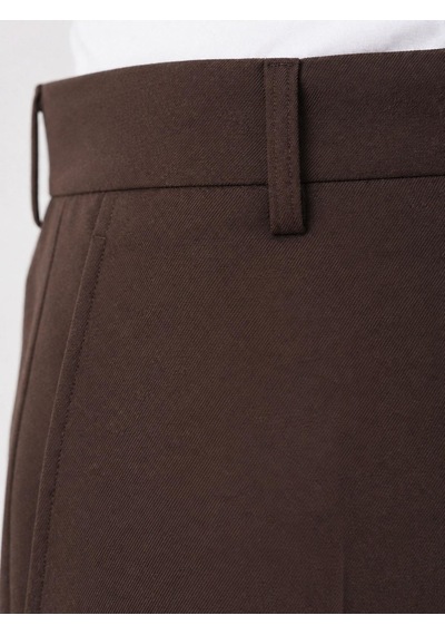 Classics Men Caserta Regular Fit Likralı Erkek Kumaş Pantolon - 7558 Kahverengi