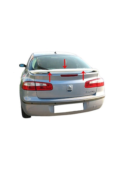 Renault Laguna 2 Spoiler Bagaj Yüksek (Işıksız) Fiber 2003-2007