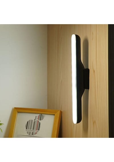 Martı Ledli Aplik Şarjlı Led Işık Mıknatıslı Siyah Hero Led Aplik