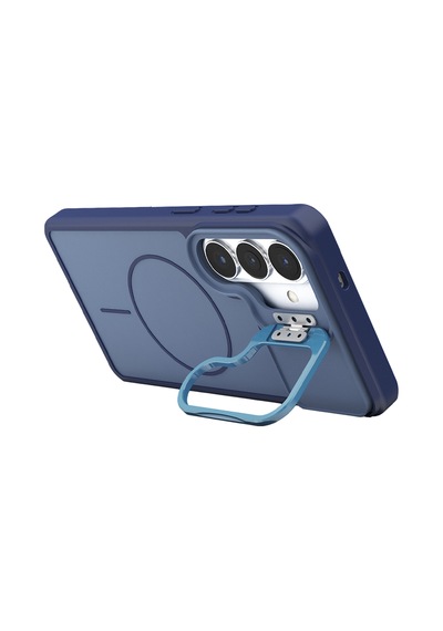 Joko - 582 - Samsung Galaxy Uyumlu S26 Pale Magsafe Standlı Kapak - Glblseme - - Mavi