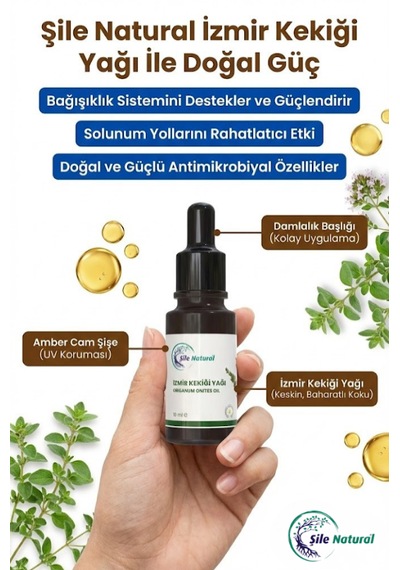 %100 Doğal İzmir Kekiği Yağı - Distilasyon Saf Ve Katkısız 10 Ml