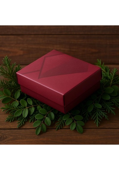 Taş Sandığı Yüzük Ve Kolye Kutusu Yeşil & Bordo 20'li Demonte Paket Siyah Süngerli 1