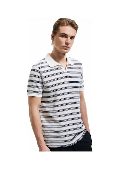 Koton Çizgili Kısa Kollu Regular Fit V Yaka Polo Tişört Lacivert Çizgili 5sam10064mk 7s2 Çok Renkli Koton Çizgili Kısa Kollu Regular Fit V Yaka Polo Tişört Lacivert Çizgili 5sam10064mk 7s2 Çok Renkli