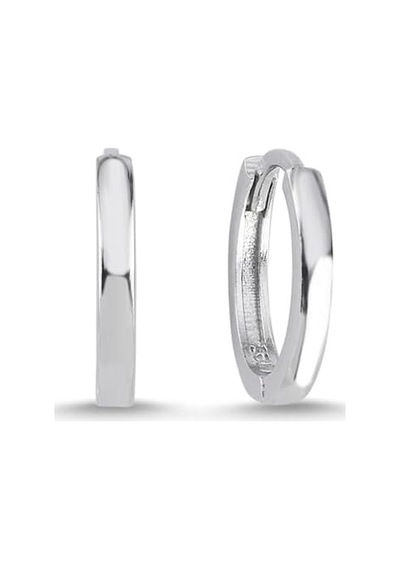 925 Ayar Gümüş Rodyumlu Minimal 4 Mm Tek Taş Tragus Piercing Küpe Diğer