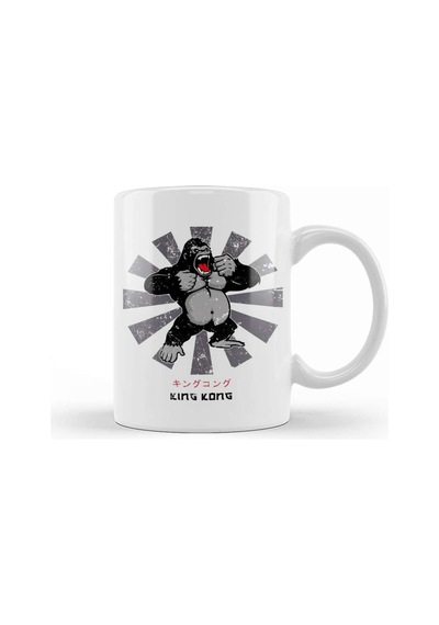 King Kong Retro Japanese Kupa Bardak Porselen Karışık