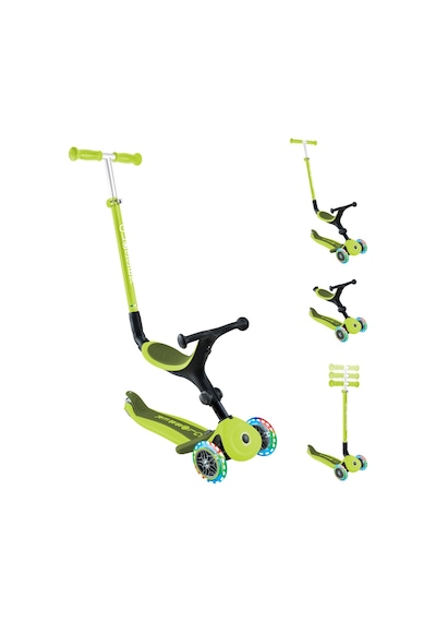 Globber Go Up Active Işıklı Scooter - Yeşil