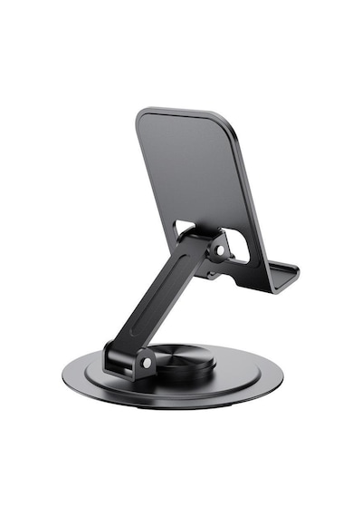 C151 360 Dönebilen Metal Telefon Tutucu - Profesyonel Masaüstü Telefon Standı
