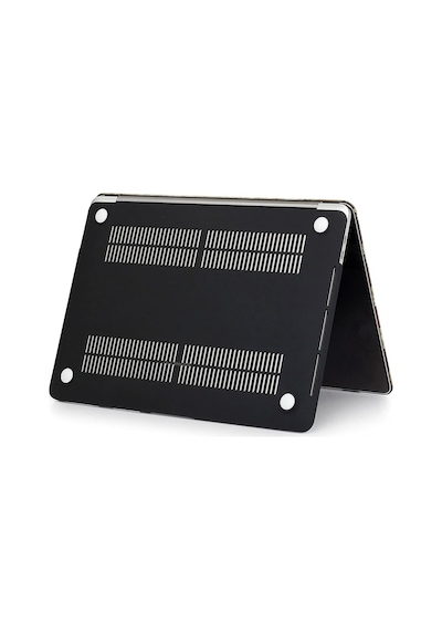 Macbook Pro 13 İnç Kılıf A1425 A1502 Uyumlu Sert Kapak Hard Case Koruyucu Retina 13 Laptop Kılıfı Siyah Mermer Desenli İnce Hafif Tam Koruma Siyah Belirtilmemiş
