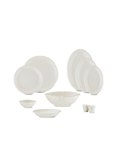 Evaliza Terra Royal 32 Parça 6 Kişilik Yemek Takımı Renkli