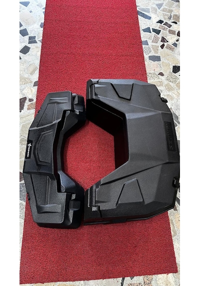 Segway Uyumlu Anahtarlı Atv Cv 80 Ön & Cv 180 Arka Çanta Set Siyah
