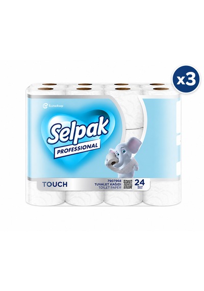 Selpak Professional Touch Tuvalet Kağıdı 24'lü X 3 Paket