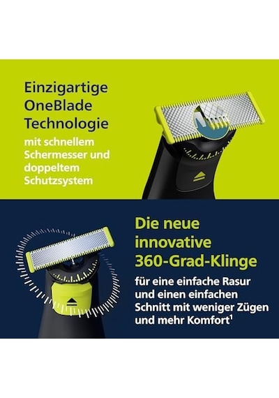 Philips Qp6552/30 Oneblade Pro 360 Elektrikli Sakal Düzeltici Tıraş Makinesi ve Vücut Bakım Seti