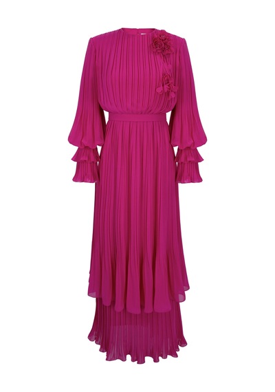 Senna Esmee Dress Fuşya Fuşya
