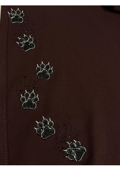 Trieste Büyük Beden Yüksek Bel Taş İşlemeli Kedi Nakış Detaylı Beli Lastikli Kadın Pantolon Bordo Trieste Büyük Beden Yüksek Bel Taş İşlemeli Kedi Nakış Detaylı Beli Lastikli Kadın Pantolon Bordo