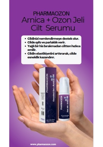 Pharmaozon Arnica Yağı+ Ozon Jeli Cilt Bakım Serumu 50 ML