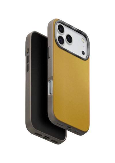 Apple Uyumlu iPhone 17 Pro Max Kılıf Lyden Ds Çift Ton Vegan Deri Magsafe Özellikli Magclick Business Kapak Sarı Apple Uyumlu iPhone 17 Pro Max Kılıf Lyden Ds Çift Ton Vegan Deri Magsafe Özellikli Magclick Business Kapak Sarı